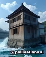 海棠网历史架空小说封面，古典宫廷建筑剪影，大气磅礴历史感